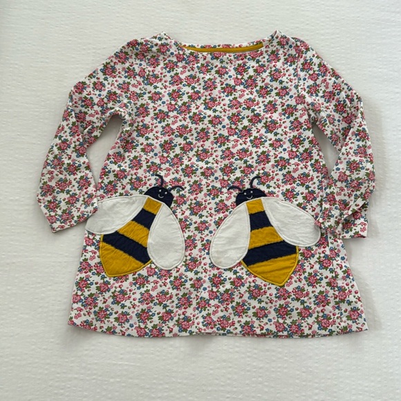 Mini Boden Bumble Bee Appliqué Tunic - Picture 1 of 5